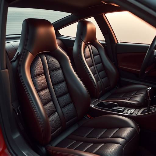Close-up of the 296 GTB's interior highlighting the luxurious leather seats and carbon fiber accents
